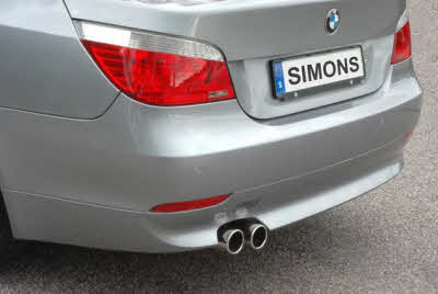 5-serie BMW E60 & E61 Sportuitlaten Simons