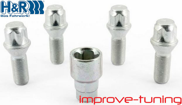 Velgsloten M14x1.25 conisch 28mm lengte voor o.a. BMW