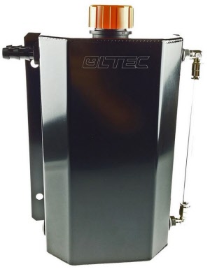 2 liter oilcatchtank zwart