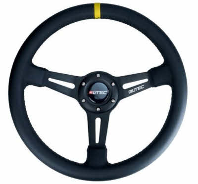 glad leren sportstuur 35cm