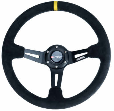 35cm suede sportstuur 70mm verdiept