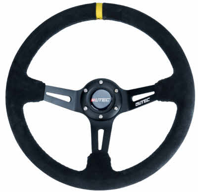 90mm verdiept Sportstuur Suede