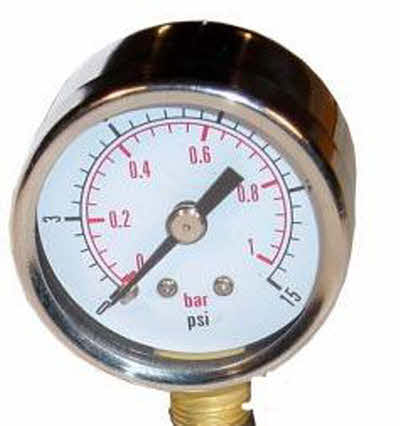 benzinedruk meter tot 1 bar (carburateur)