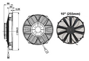 highpower 255mm ventilator