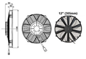 highpower 305mm ventilator